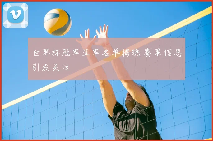 世界杯冠军亚军名单揭晓 赛果信息引发关注